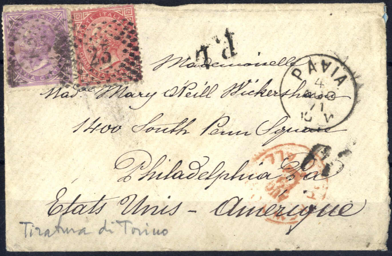Lot 1242 - europe Italian Kingdom - Viennafil Auktionen Auction #69 Worldwide Mail Auction: Italy, Austria, Germany, Europe and Overseas Lot 1242 - europe Italian Kingdom - Viennafil Auktionen Auction #69 Worldwide Mail Auction: Italy, Austria, Germany, Europe and Overseas