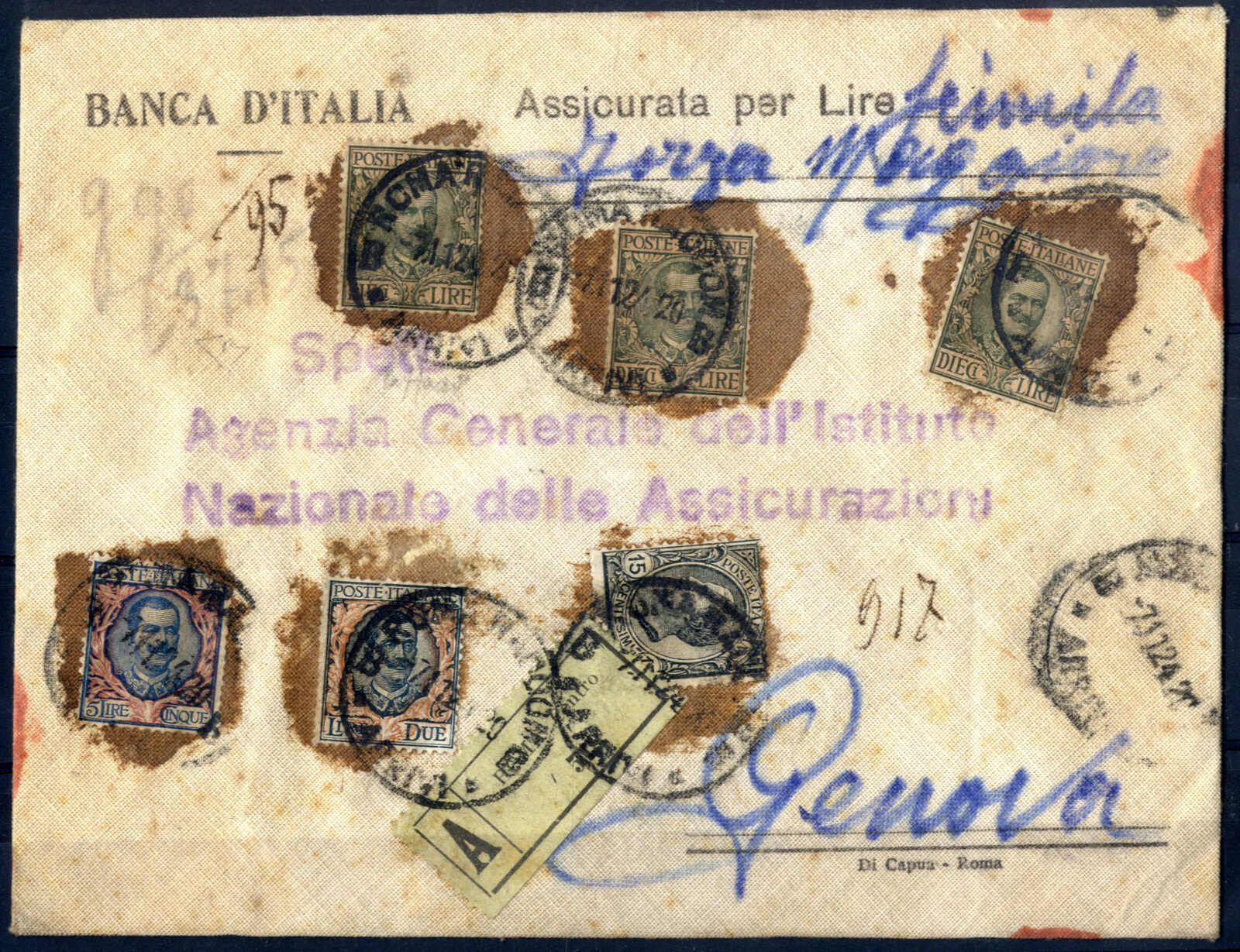 Lot 682 - europe Italian Kingdom -  Viennafil Auktionen Auction #69 Worldwide Mail Auction: Italy, Austria, Germany, Europe and Overseas