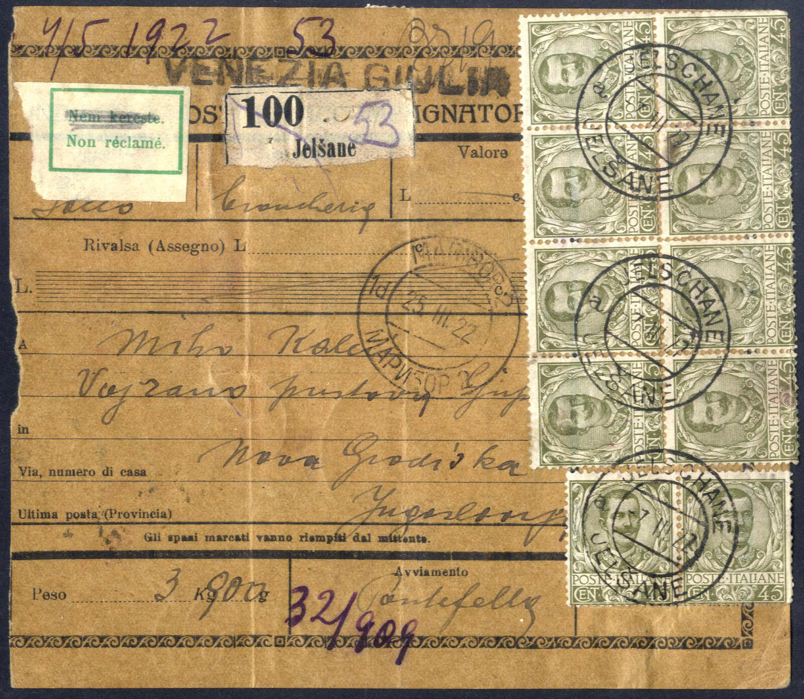 Lot 1050 - europe Italian Occuaption of Dalmatia -  Viennafil Auktionen Auction #69 Worldwide Mail Auction: Italy, Austria, Germany, Europe and Overseas
