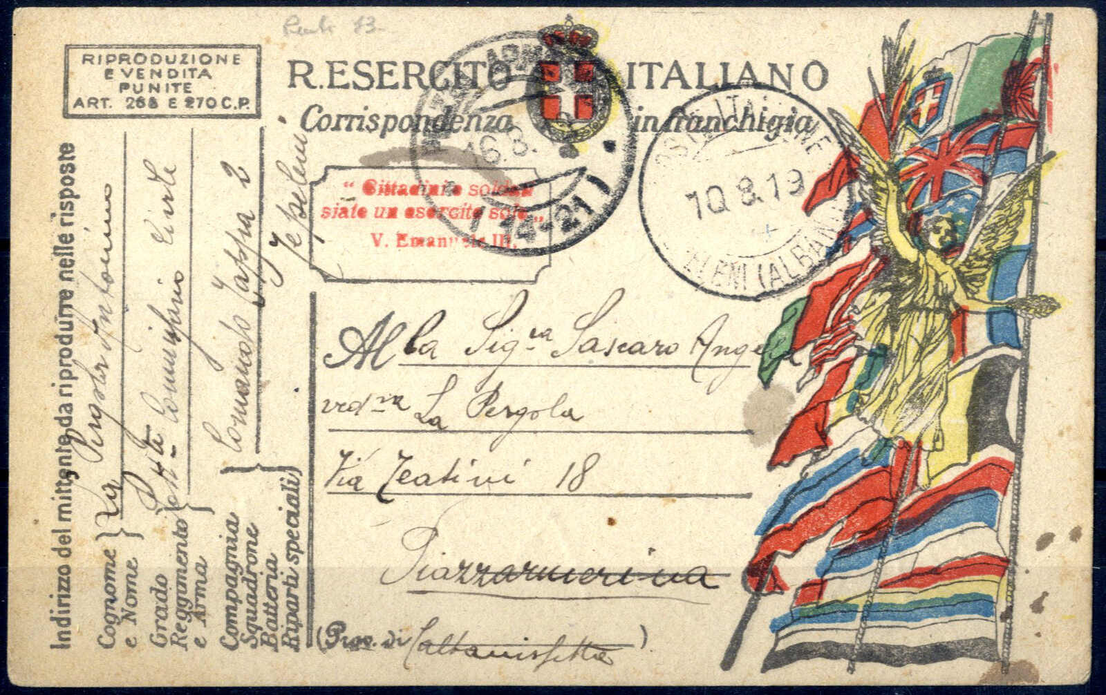 Lot 1059 - europe Italian Post Albania -  Viennafil Auktionen Auction #69 Worldwide Mail Auction: Italy, Austria, Germany, Europe and Overseas
