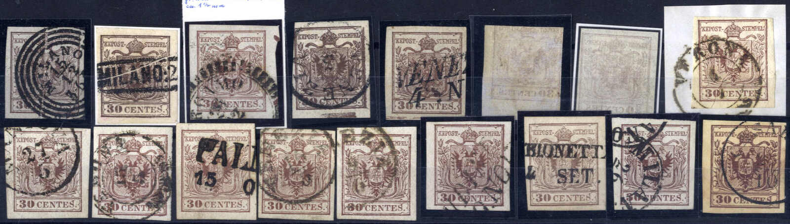 Lot 1411 - europe lombardy venetia - Viennafil Auktionen Auction #69 Worldwide Mail Auction: Italy, Austria, Germany, Europe and Overseas Lot 1411 - europe lombardy venetia - Viennafil Auktionen Auction #69 Worldwide Mail Auction: Italy, Austria, Germany, Europe and Overseas