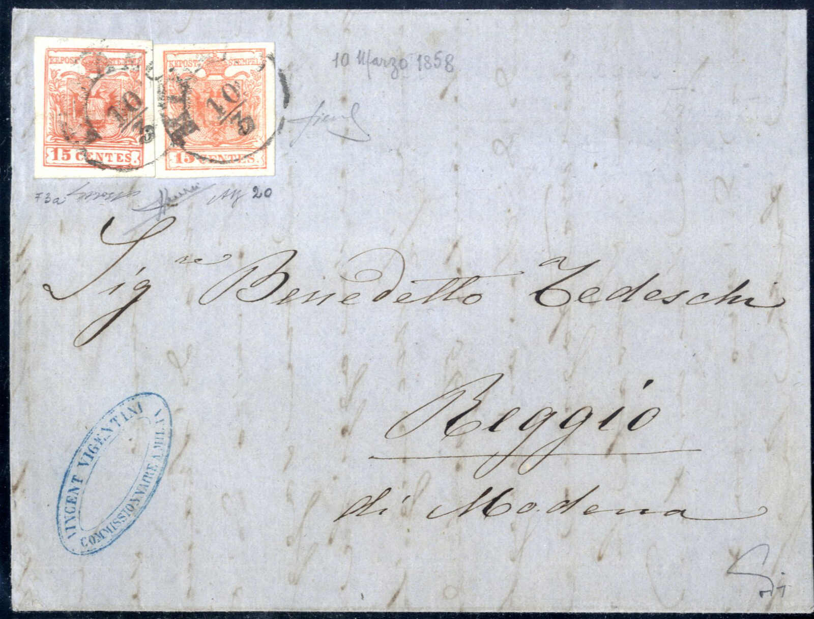 Lot 1455 - europe lombardy venetia - Viennafil Auktionen Auction #69 Worldwide Mail Auction: Italy, Austria, Germany, Europe and Overseas Lot 1455 - europe lombardy venetia - Viennafil Auktionen Auction #69 Worldwide Mail Auction: Italy, Austria, Germany, Europe and Overseas