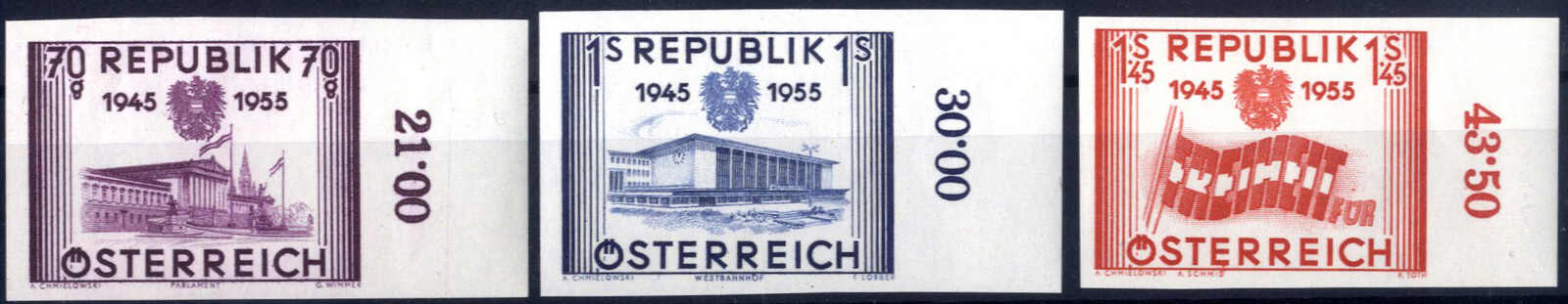 Lot 2242 - europe Austria 2nd. Republic -  Viennafil Auktionen Auction #69 Worldwide Mail Auction: Italy, Austria, Germany, Europe and Overseas