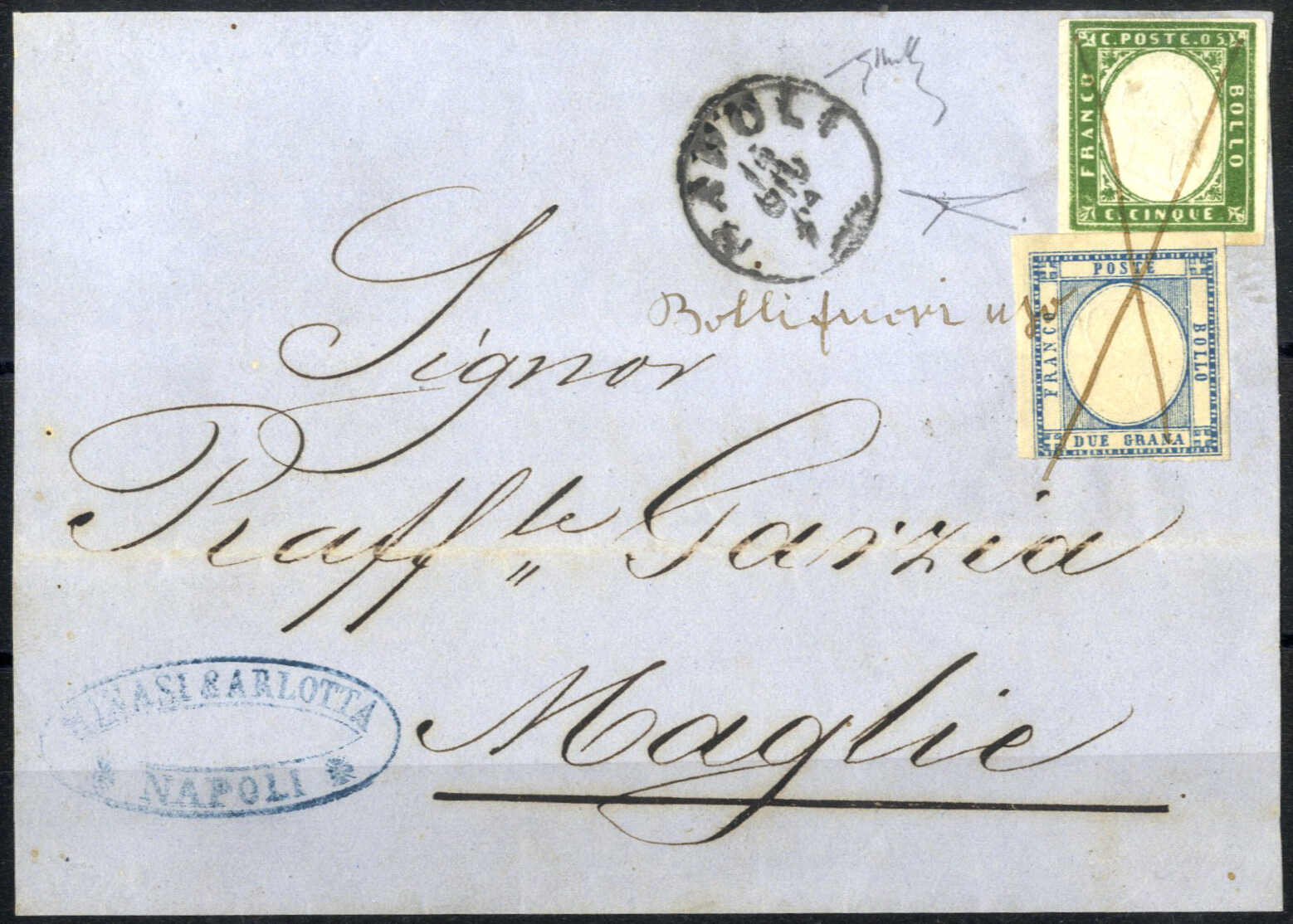Lot 40 - europe early states naples -  Viennafil Auktionen Auction #69 Worldwide Mail Auction: Italy, Austria, Germany, Europe and Overseas