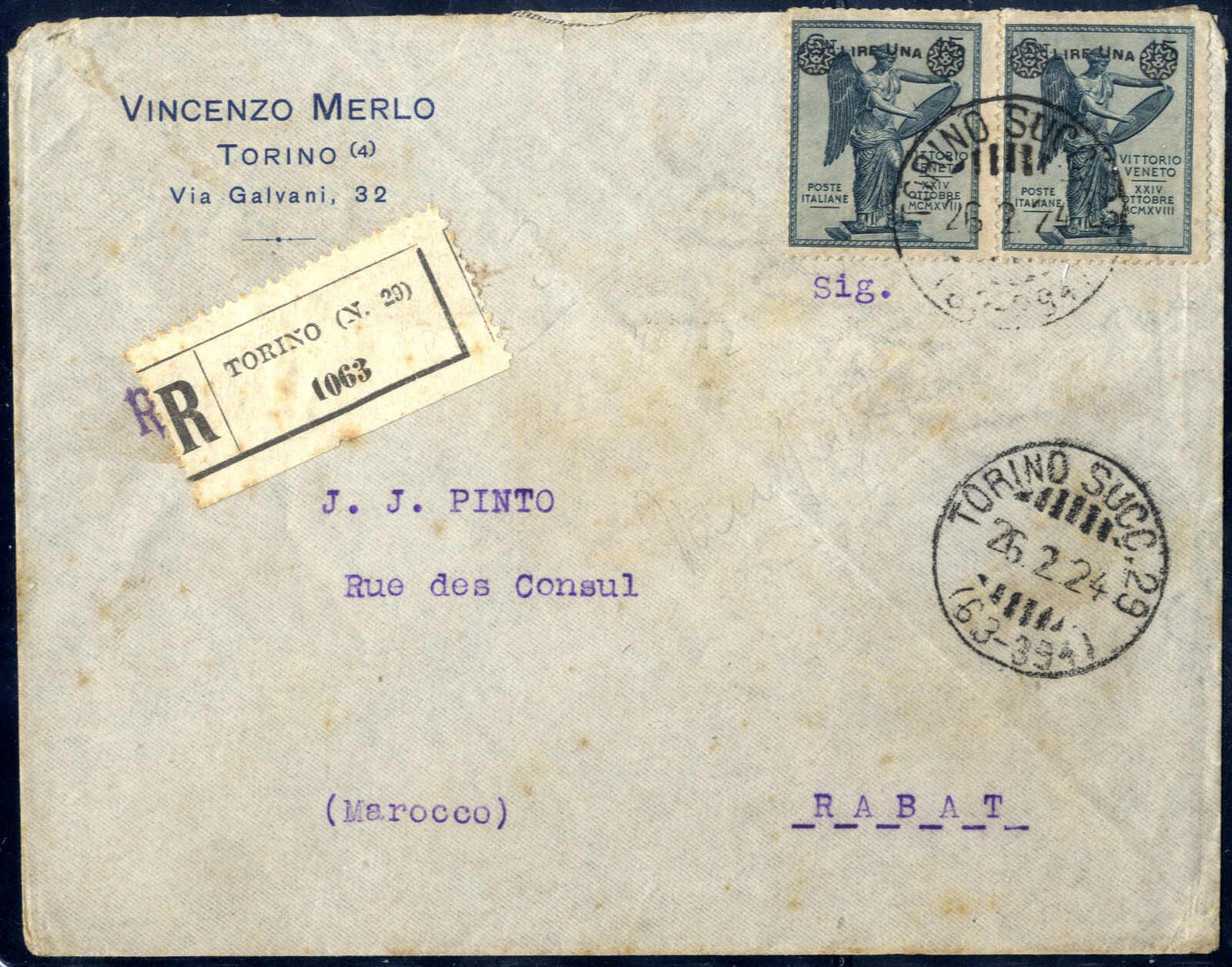 Lot 685 - europe Italian Kingdom -  Viennafil Auktionen Auction #69 Worldwide Mail Auction: Italy, Austria, Germany, Europe and Overseas