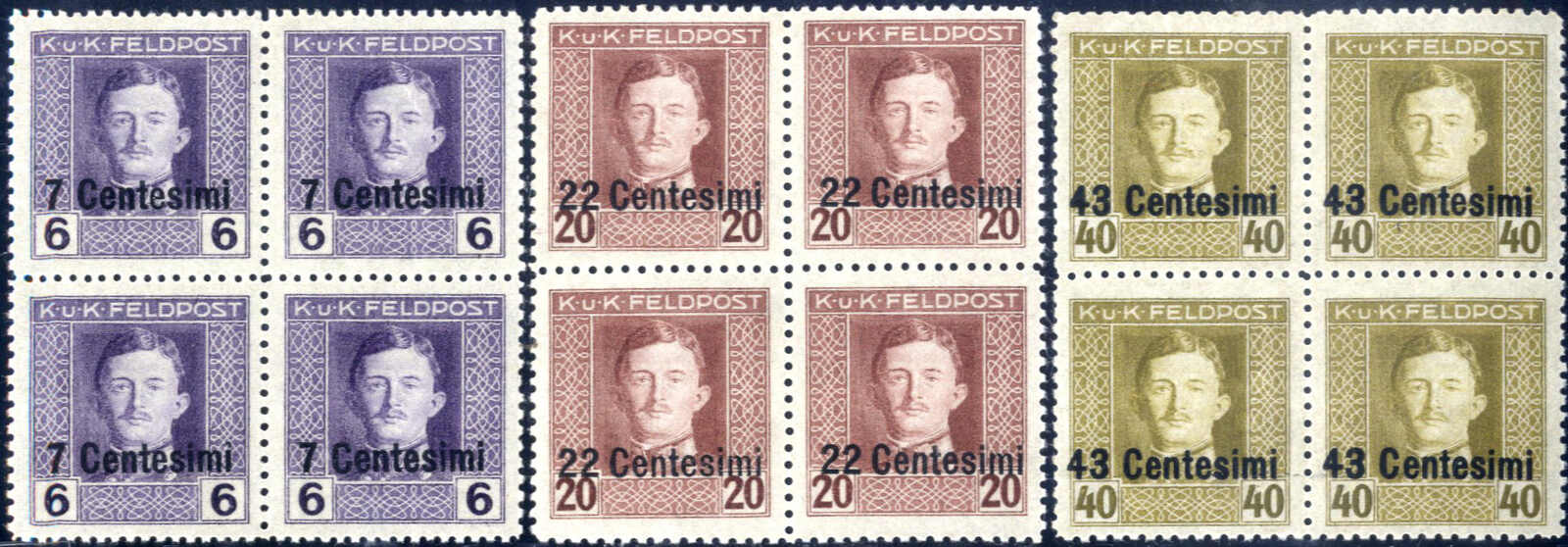 Lot 987 - europe Field Post Italy - Viennafil Auktionen Auction #69 Worldwide Mail Auction: Italy, Austria, Germany, Europe and Overseas Lot 987 - europe Field Post Italy - Viennafil Auktionen Auction #69 Worldwide Mail Auction: Italy, Austria, Germany, Europe and Overseas