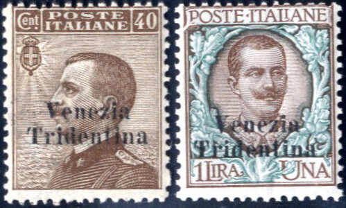 Lot 991 - europe italian occupation trentino - Viennafil Auktionen Auction #69 Worldwide Mail Auction: Italy, Austria, Germany, Europe and Overseas Lot 991 - europe italian occupation trentino - Viennafil Auktionen Auction #69 Worldwide Mail Auction: Italy, Austria, Germany, Europe and Overseas