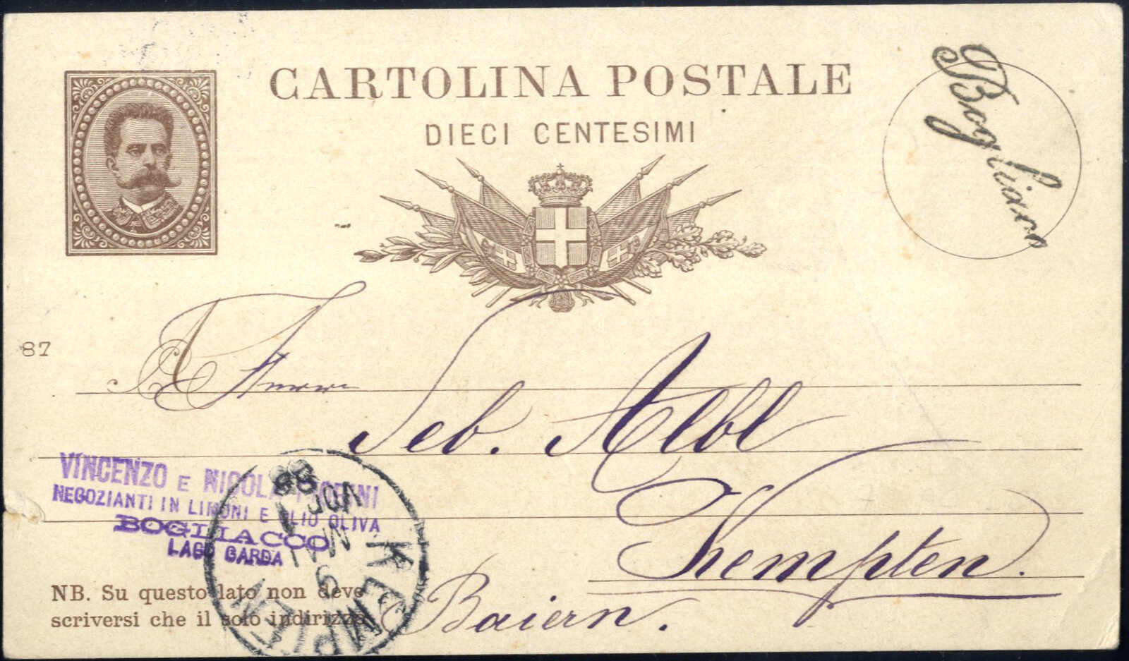 Lot 716 - europe Italian Kingdom -  Viennafil Auktionen Auction #69 Worldwide Mail Auction: Italy, Austria, Germany, Europe and Overseas