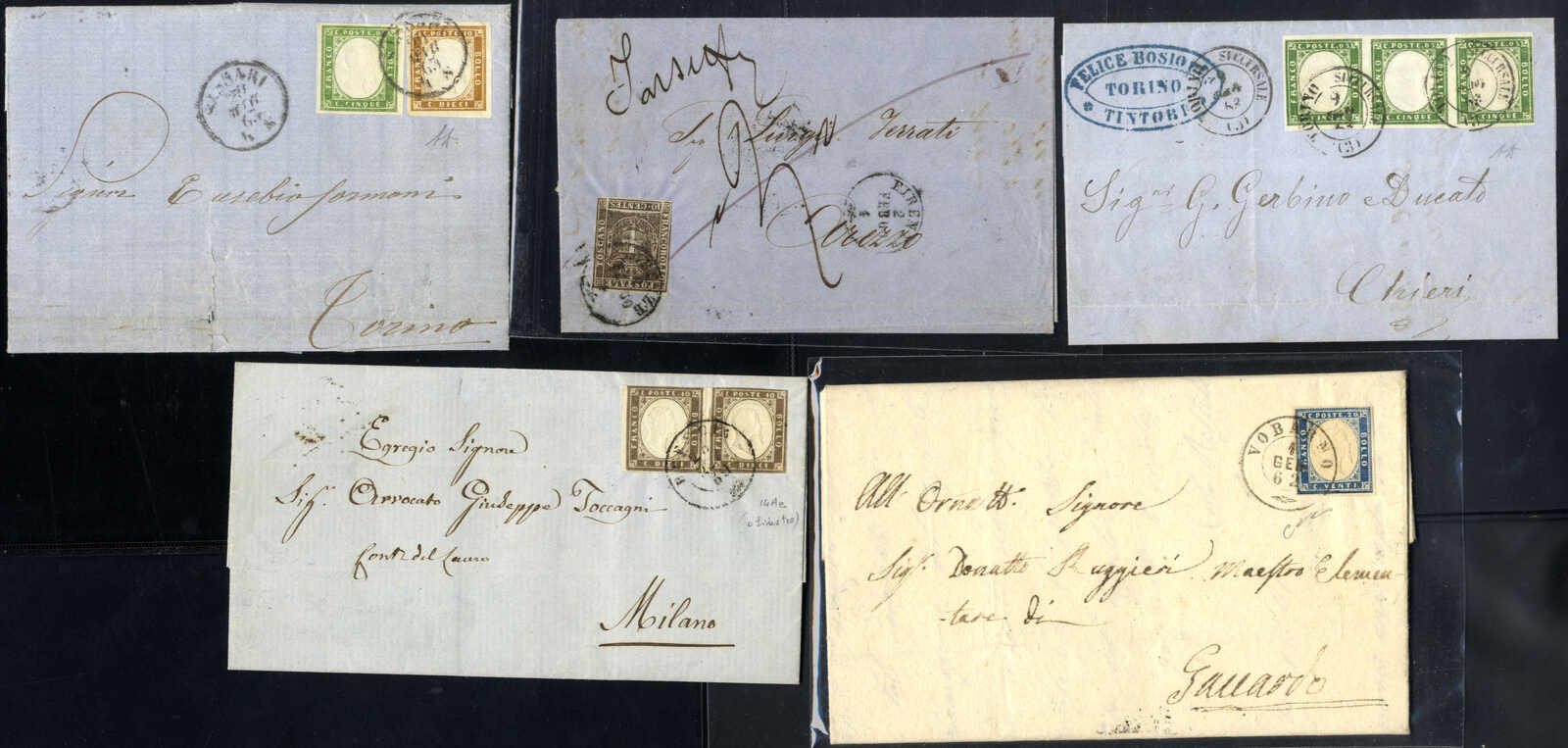 Lot 1233 - europe Italian Kingdom - Viennafil Auktionen Auction #69 Worldwide Mail Auction: Italy, Austria, Germany, Europe and Overseas Lot 1233 - europe Italian Kingdom - Viennafil Auktionen Auction #69 Worldwide Mail Auction: Italy, Austria, Germany, Europe and Overseas