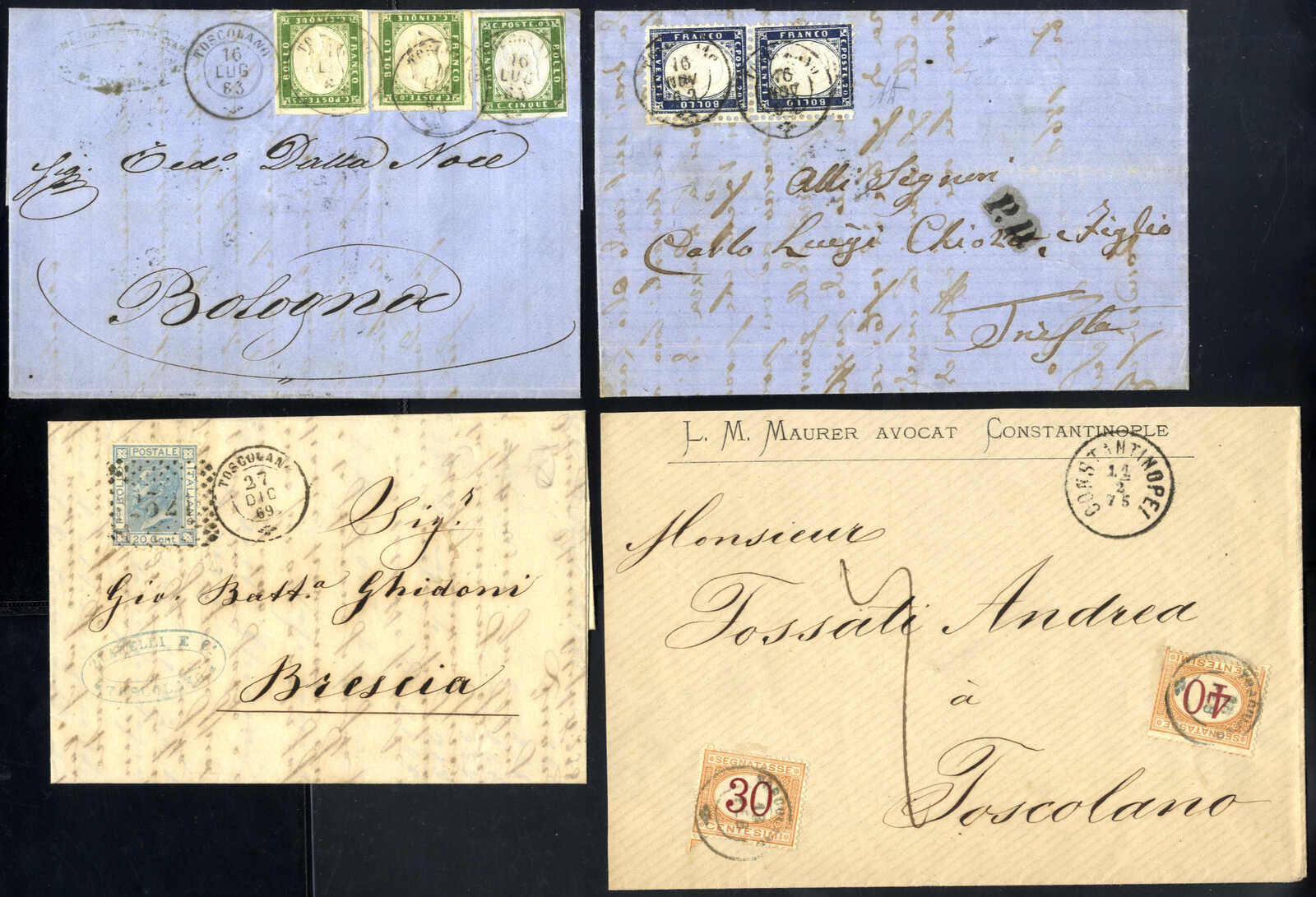 Lot 723 - europe Italian Kingdom -  Viennafil Auktionen Auction #69 Worldwide Mail Auction: Italy, Austria, Germany, Europe and Overseas