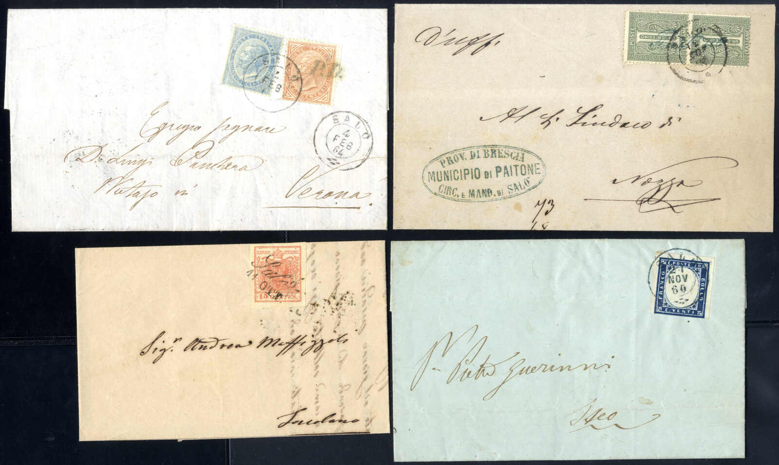 Lot 721 - europe Italian Kingdom -  Viennafil Auktionen Auction #69 Worldwide Mail Auction: Italy, Austria, Germany, Europe and Overseas