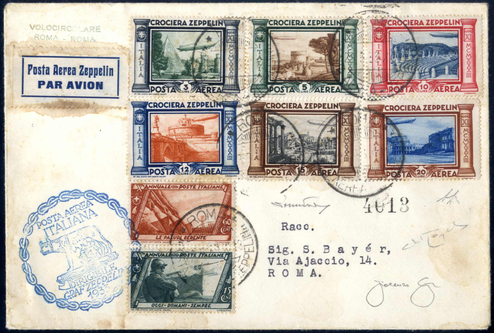 Lot 780 - europe Italian Kingdom -  Viennafil Auktionen Auction #69 Worldwide Mail Auction: Italy, Austria, Germany, Europe and Overseas