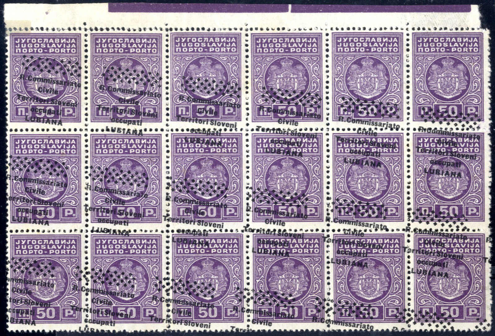 Lot 1067 - europe Italian Occupation Laibach -  Viennafil Auktionen Auction #69 Worldwide Mail Auction: Italy, Austria, Germany, Europe and Overseas