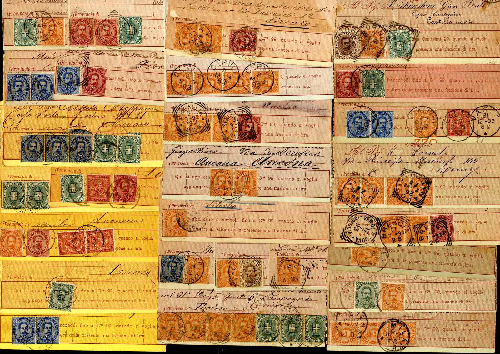 Lot 1243 - europe Italian Kingdom - Viennafil Auktionen Auction #69 Worldwide Mail Auction: Italy, Austria, Germany, Europe and Overseas Lot 1243 - europe Italian Kingdom - Viennafil Auktionen Auction #69 Worldwide Mail Auction: Italy, Austria, Germany, Europe and Overseas