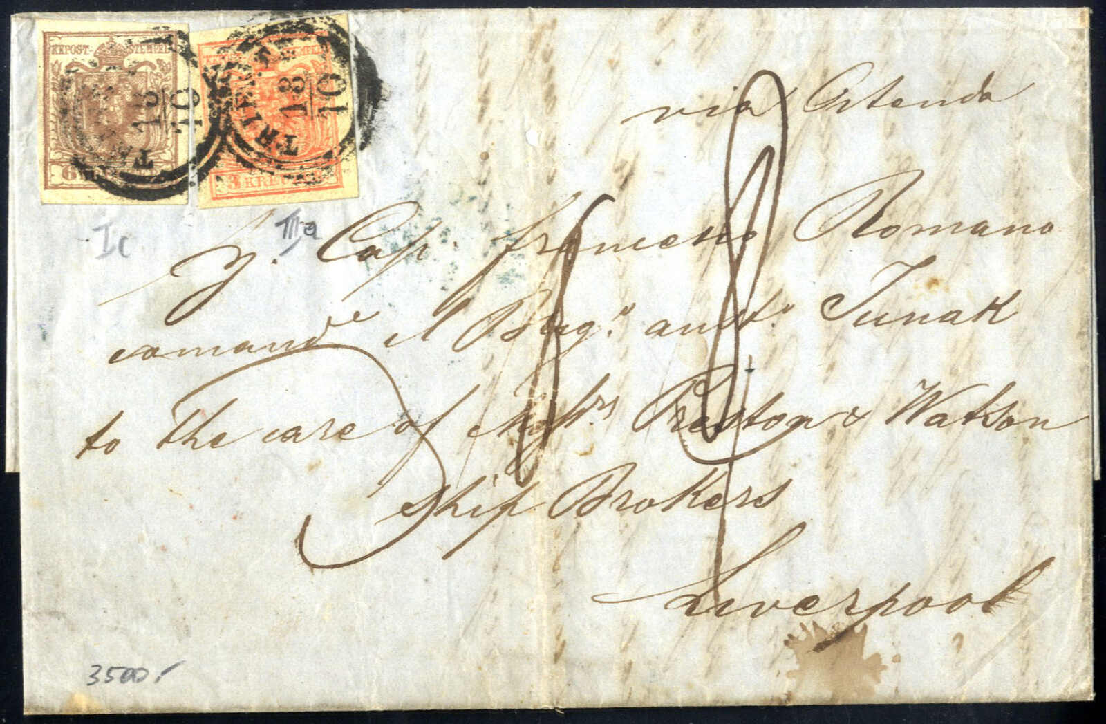 Lot 1859 - europe austria issue 1850 - Viennafil Auktionen Auction #69 Worldwide Mail Auction: Italy, Austria, Germany, Europe and Overseas Lot 1859 - europe austria issue 1850 - Viennafil Auktionen Auction #69 Worldwide Mail Auction: Italy, Austria, Germany, Europe and Overseas