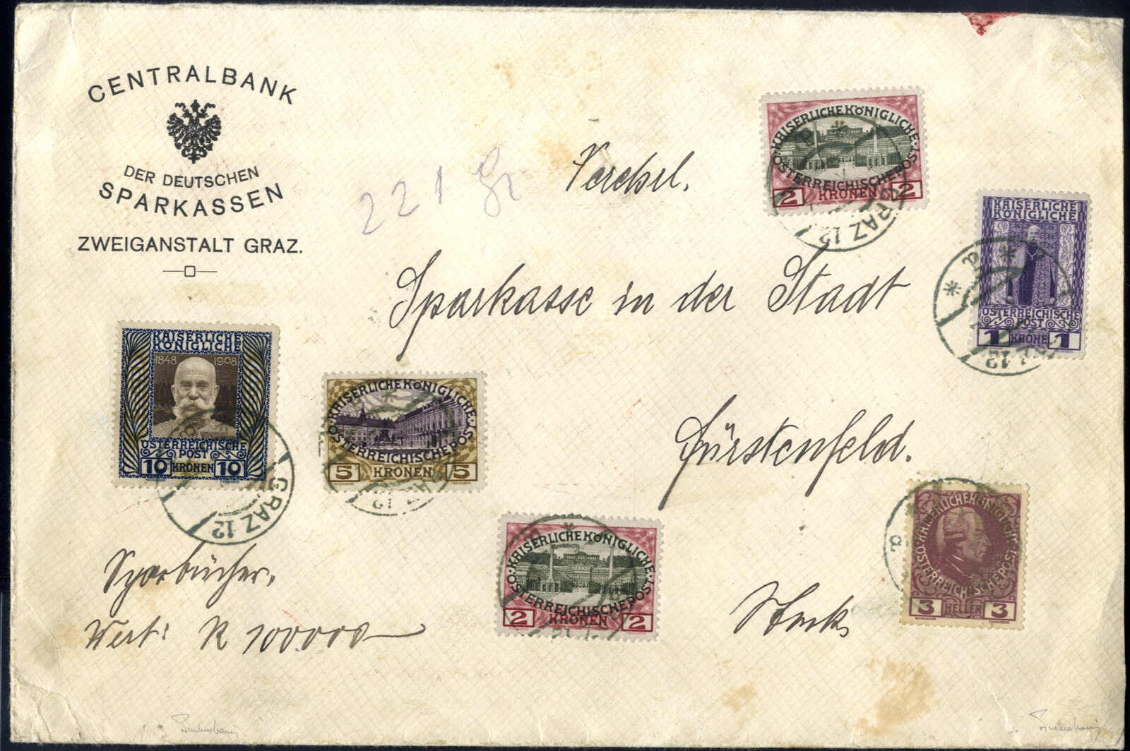 Lot 1981 - europe Austria 1890-1918 Issues - Viennafil Auktionen Auction #69 Worldwide Mail Auction: Italy, Austria, Germany, Europe and Overseas Lot 1981 - europe Austria 1890-1918 Issues - Viennafil Auktionen Auction #69 Worldwide Mail Auction: Italy, Austria, Germany, Europe and Overseas