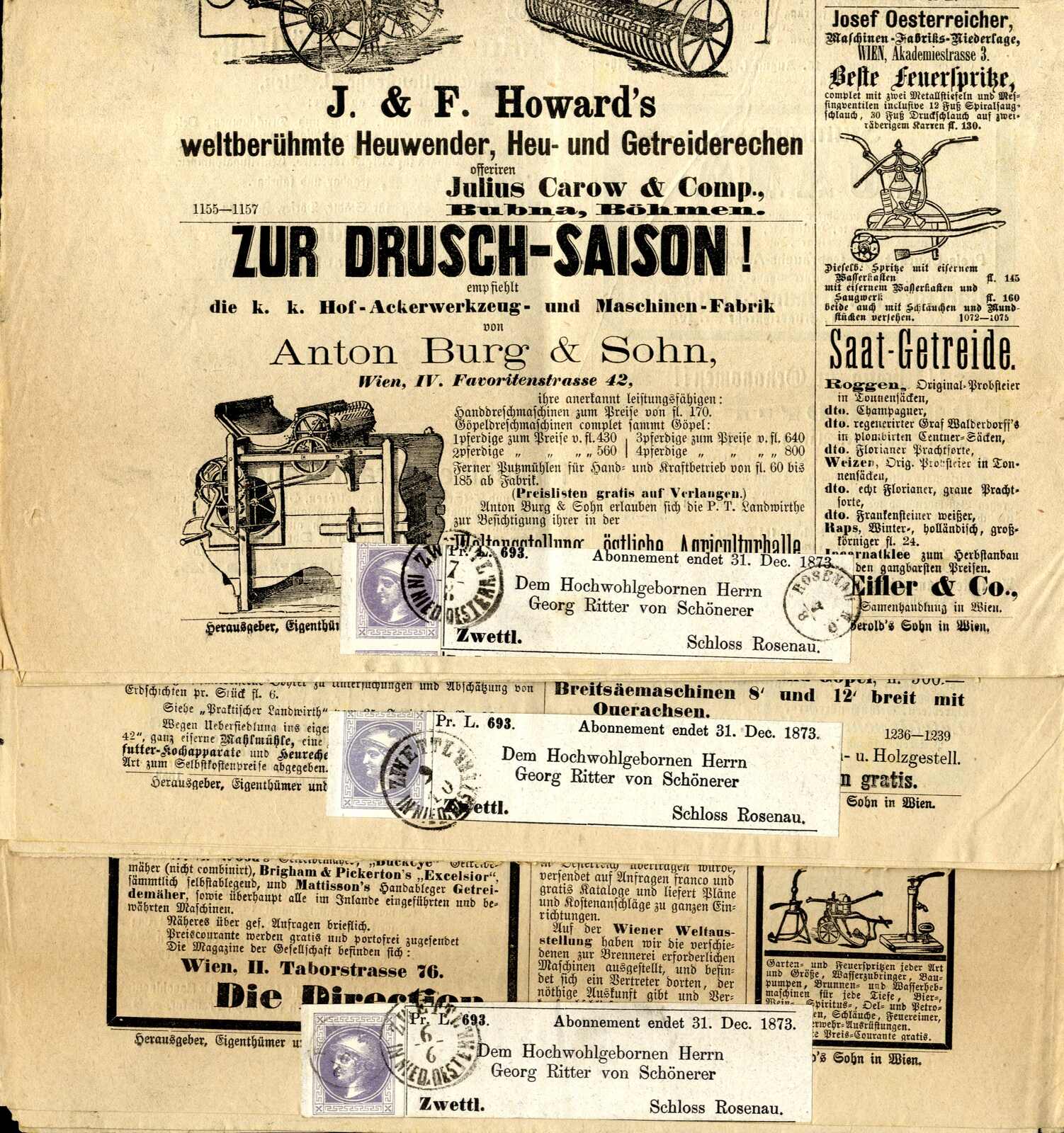 Lot 1939 - europe Austria Newspaper Stamp 1867/80 - Viennafil Auktionen Auction #69 Worldwide Mail Auction: Italy, Austria, Germany, Europe and Overseas Lot 1939 - europe Austria Newspaper Stamp 1867/80 - Viennafil Auktionen Auction #69 Worldwide Mail Auction: Italy, Austria, Germany, Europe and Overseas