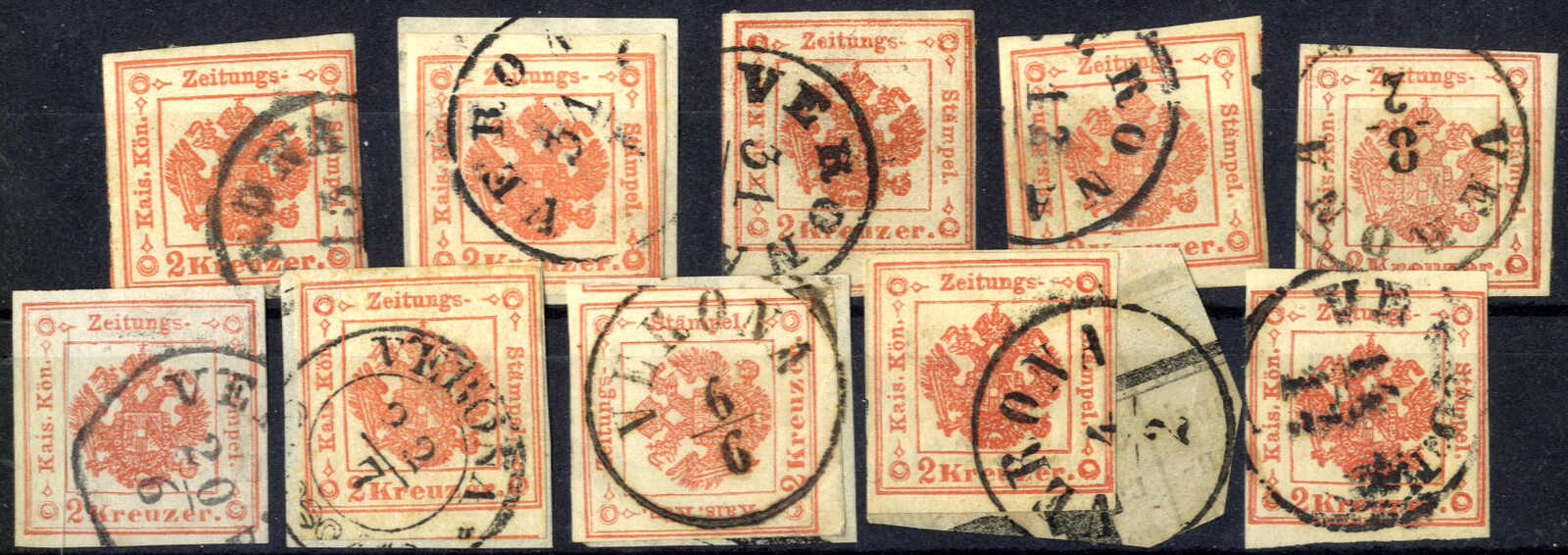 Lot 1467 - europe lombardy venetia newspaper tax stamps - Viennafil Auktionen Auction #69 Worldwide Mail Auction: Italy, Austria, Germany, Europe and Overseas Lot 1467 - europe lombardy venetia newspaper tax stamps - Viennafil Auktionen Auction #69 Worldwide Mail Auction: Italy, Austria, Germany, Europe and Overseas