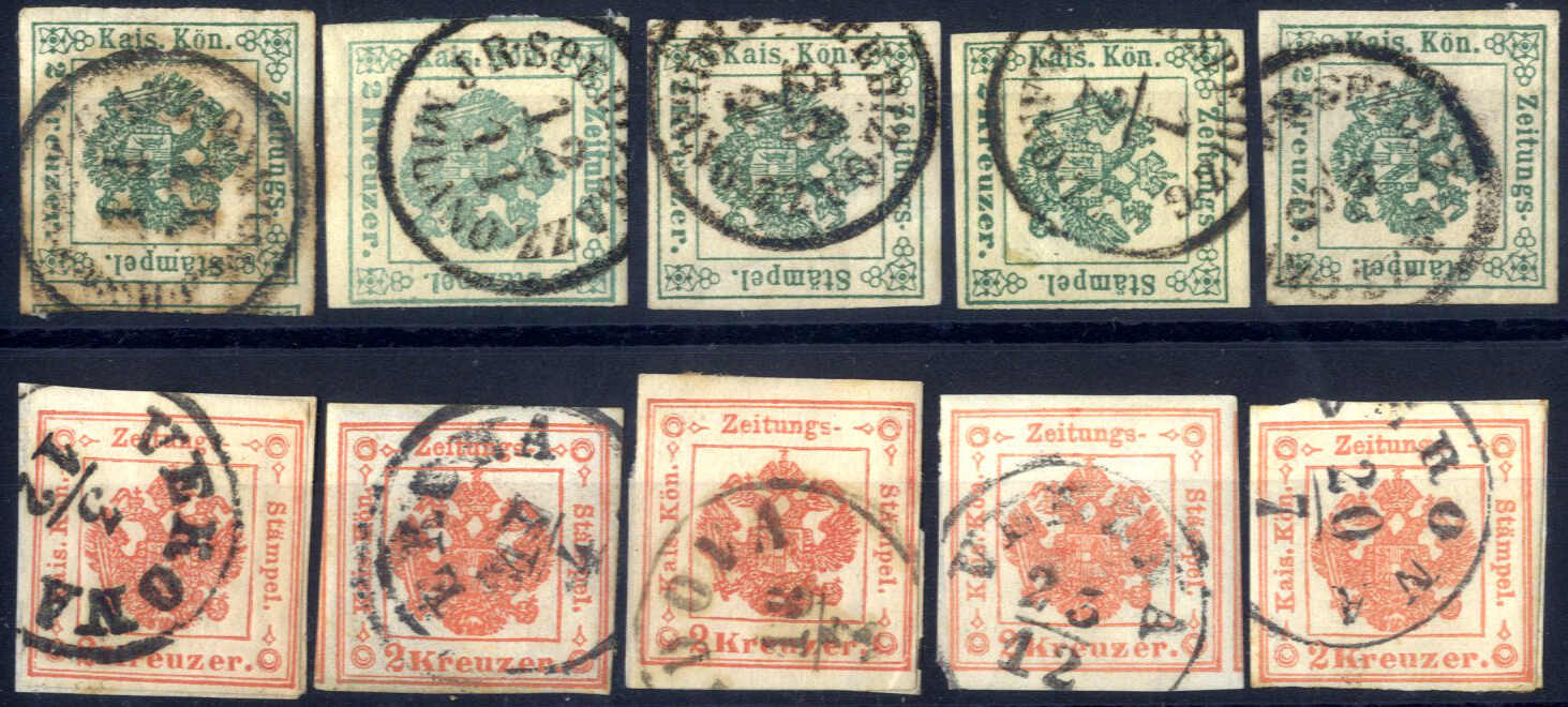 Lot 1466 - europe lombardy venetia newspaper tax stamps - Viennafil Auktionen Auction #69 Worldwide Mail Auction: Italy, Austria, Germany, Europe and Overseas Lot 1466 - europe lombardy venetia newspaper tax stamps - Viennafil Auktionen Auction #69 Worldwide Mail Auction: Italy, Austria, Germany, Europe and Overseas