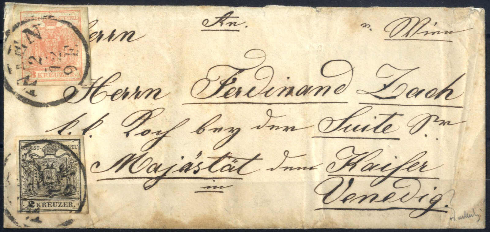 Lot 1847 - europe austria issue 1850 -  Viennafil Auktionen Auction #69 Worldwide Mail Auction: Italy, Austria, Germany, Europe and Overseas