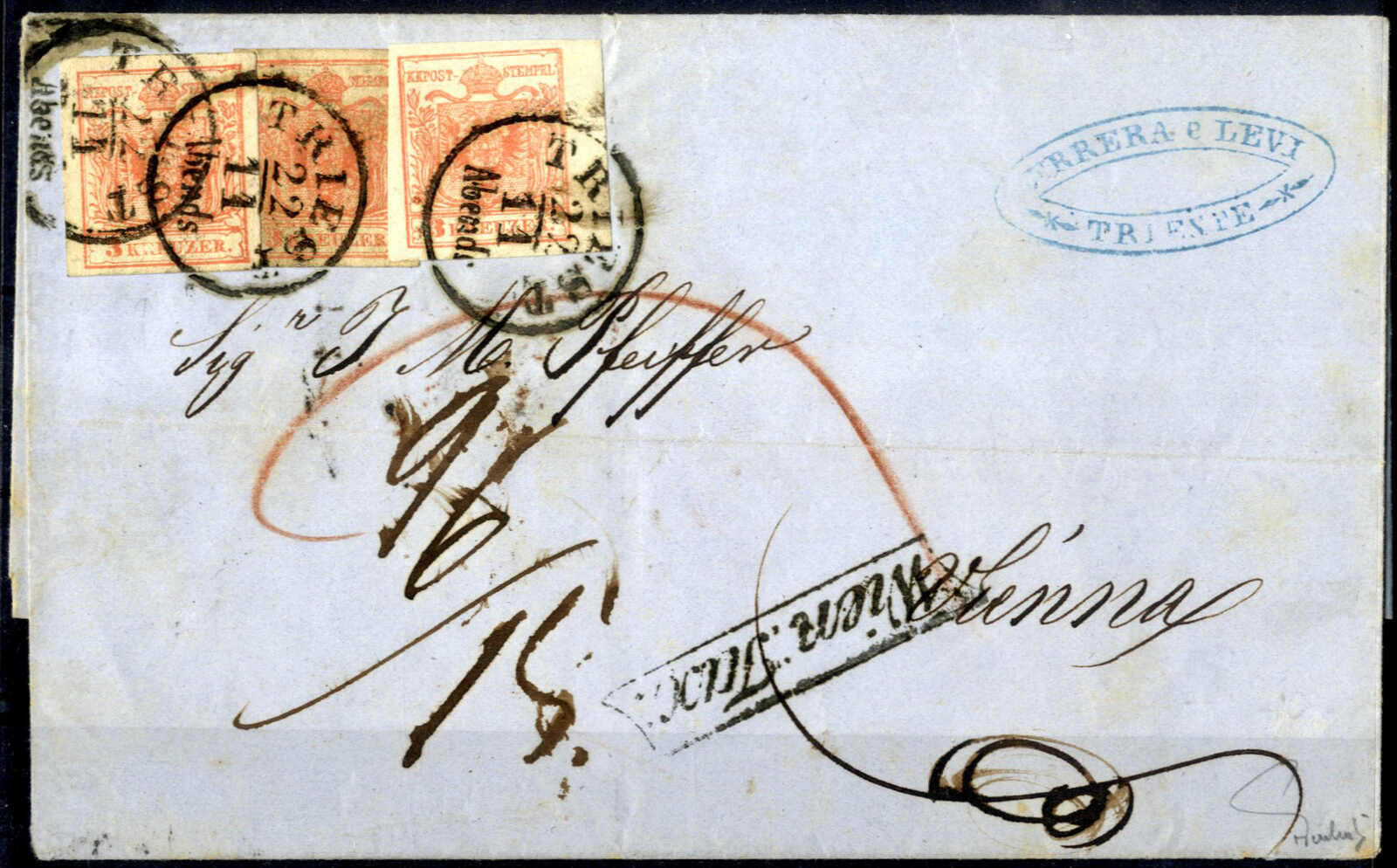 Lot 1854 - europe austria issue 1850 - Viennafil Auktionen Auction #69 Worldwide Mail Auction: Italy, Austria, Germany, Europe and Overseas Lot 1854 - europe austria issue 1850 - Viennafil Auktionen Auction #69 Worldwide Mail Auction: Italy, Austria, Germany, Europe and Overseas