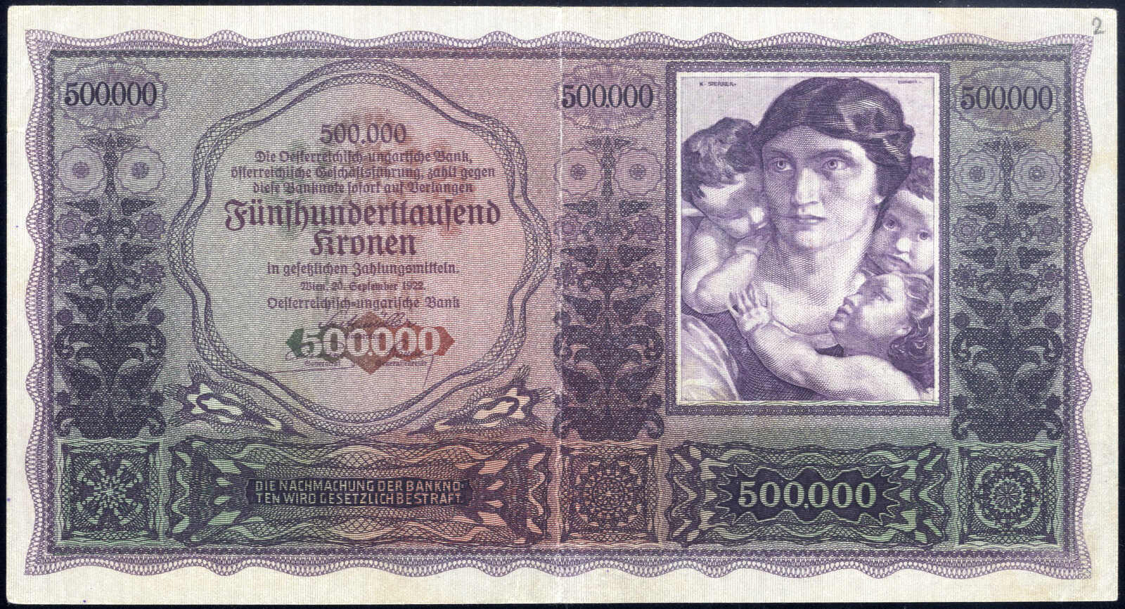Lot 4102 - other Banknotes - Austria - Republic -  Viennafil Auktionen 97th Public Auction Golden Heritage: Austrian Rarities & European Treasures Auction