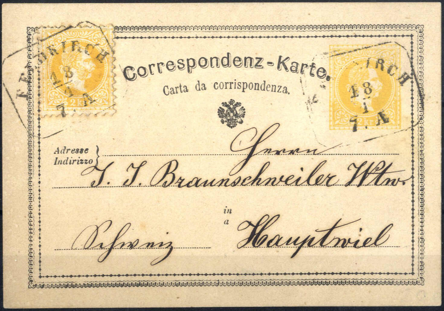 Lot 1933 - europe Austria 1867 Issue - Viennafil Auktionen Auction #69 Worldwide Mail Auction: Italy, Austria, Germany, Europe and Overseas Lot 1933 - europe Austria 1867 Issue - Viennafil Auktionen Auction #69 Worldwide Mail Auction: Italy, Austria, Germany, Europe and Overseas