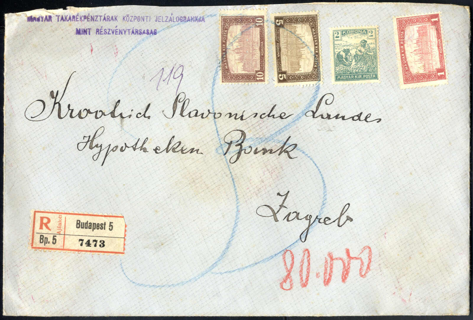 Lot 2802 - europe Hungary -  Viennafil Auktionen Auction #69 Worldwide Mail Auction: Italy, Austria, Germany, Europe and Overseas