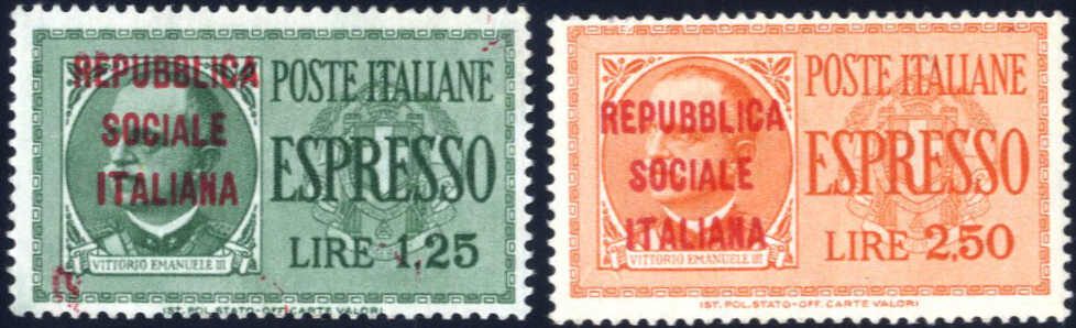 Lot 858 - europe italian social republic -  Viennafil Auktionen Auction #69 Worldwide Mail Auction: Italy, Austria, Germany, Europe and Overseas