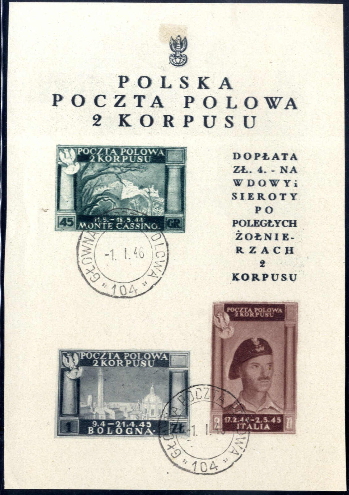 Lot 980 - europe Poland Post of the Poland Corps - Viennafil Auktionen Auction #69 Worldwide Mail Auction: Italy, Austria, Germany, Europe and Overseas Lot 980 - europe Poland Post of the Poland Corps - Viennafil Auktionen Auction #69 Worldwide Mail Auction: Italy, Austria, Germany, Europe and Overseas