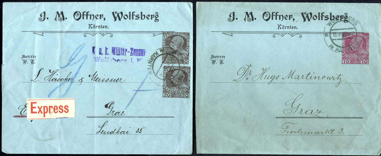Lot 1608 - europe Austria Cancellations Kaernten - Viennafil Auktionen Auction #69 Worldwide Mail Auction: Italy, Austria, Germany, Europe and Overseas Lot 1608 - europe Austria Cancellations Kaernten - Viennafil Auktionen Auction #69 Worldwide Mail Auction: Italy, Austria, Germany, Europe and Overseas