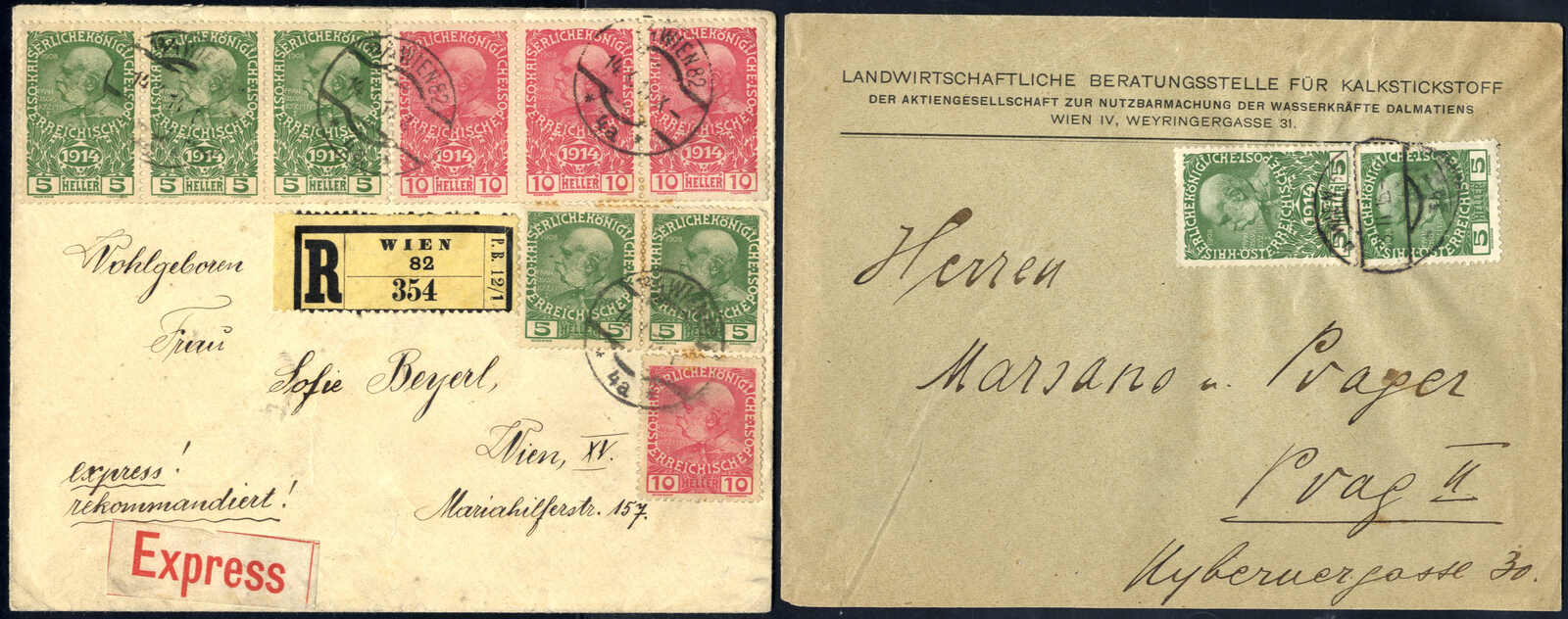 Lot 2001 - europe Austria 1890-1918 Issues - Viennafil Auktionen Auction #69 Worldwide Mail Auction: Italy, Austria, Germany, Europe and Overseas Lot 2001 - europe Austria 1890-1918 Issues - Viennafil Auktionen Auction #69 Worldwide Mail Auction: Italy, Austria, Germany, Europe and Overseas