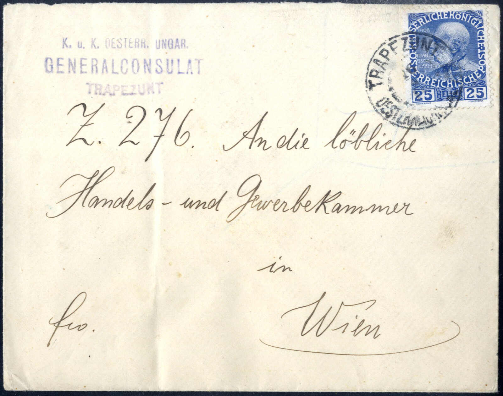Lot 1832 - europe Austria 1890-1918 Issues -  Viennafil Auktionen Auction #69 Worldwide Mail Auction: Italy, Austria, Germany, Europe and Overseas