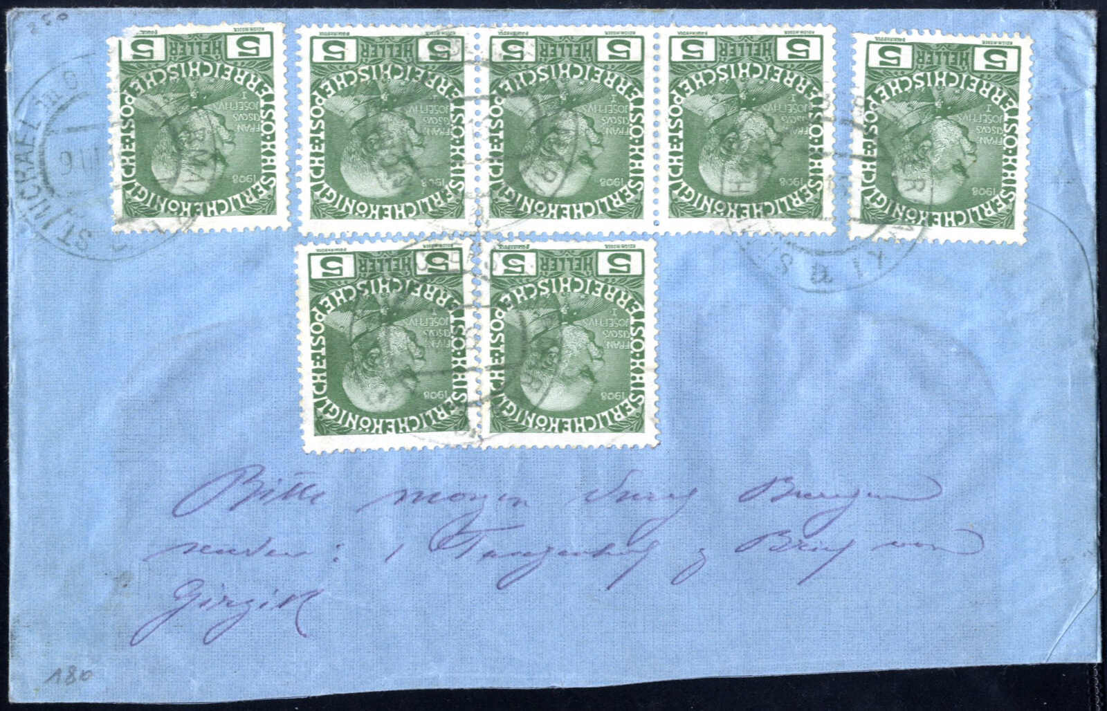 Lot 1703 - europe Austria Cancellations Styria -  Viennafil Auktionen Auction #69 Worldwide Mail Auction: Italy, Austria, Germany, Europe and Overseas