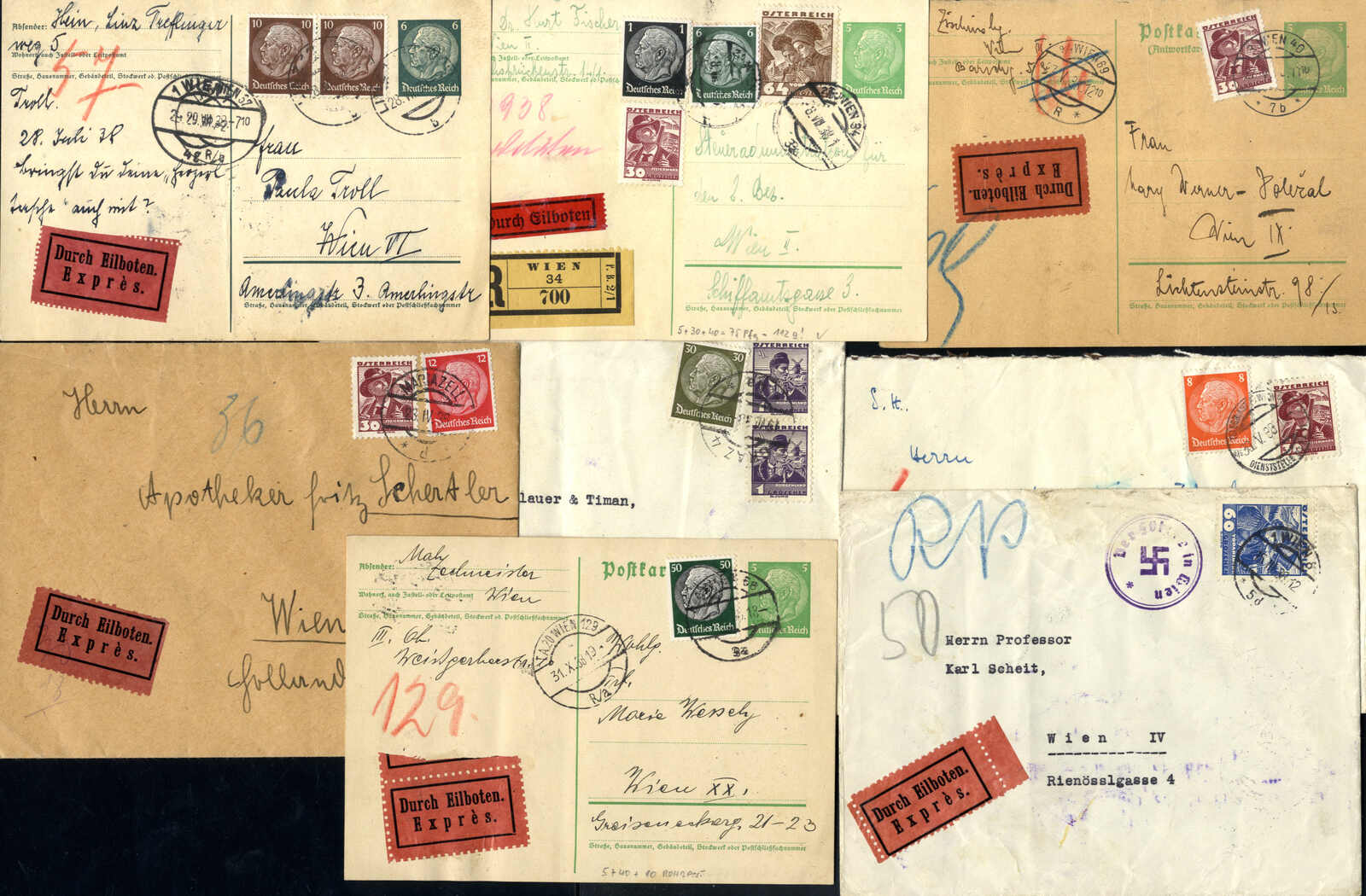 Lot 2150 - europe Austria Ostmark - Viennafil Auktionen Auction #69 Worldwide Mail Auction: Italy, Austria, Germany, Europe and Overseas Lot 2150 - europe Austria Ostmark - Viennafil Auktionen Auction #69 Worldwide Mail Auction: Italy, Austria, Germany, Europe and Overseas