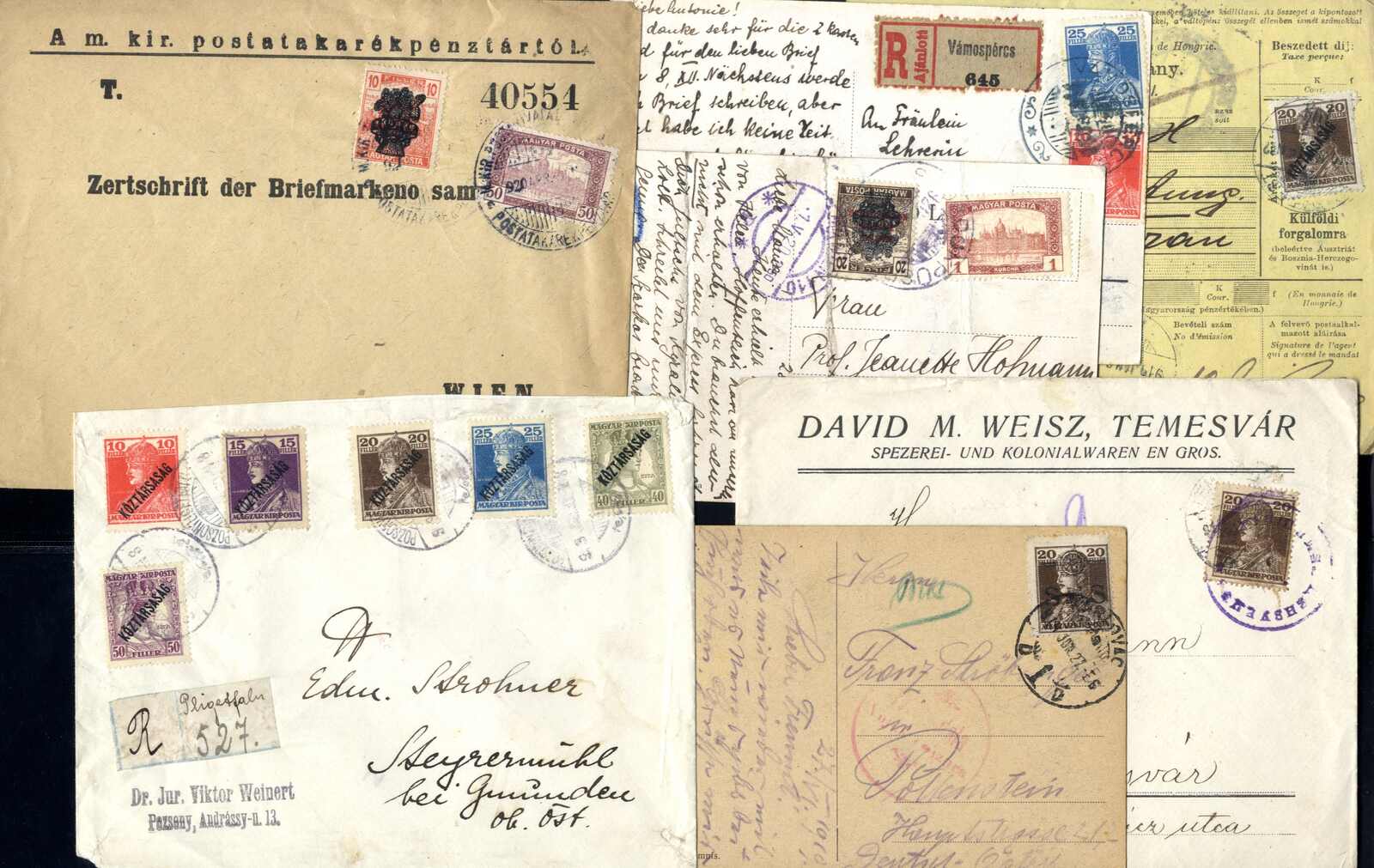 Lot 2801 - europe Hungary -  Viennafil Auktionen Auction #69 Worldwide Mail Auction: Italy, Austria, Germany, Europe and Overseas