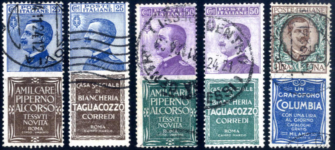 Lot 1178 - europe Italian Reign Advertising Combination - Viennafil Auktionen Auction #73 Worldwide Mail Auction: Italy, Austria, Germany, Europe and Overseas Lot 1178 - europe Italian Reign Advertising Combination - Viennafil Auktionen Auction #73 Worldwide Mail Auction: Italy, Austria, Germany, Europe and Overseas