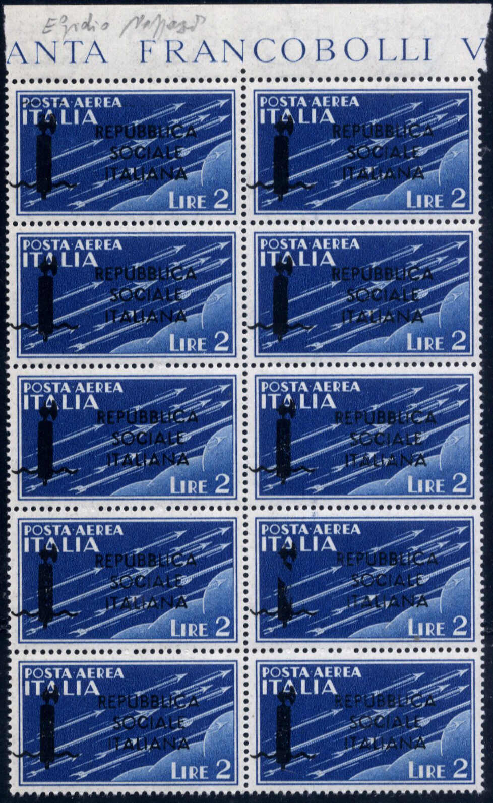 Lot 1210 - europe italian social republic - Viennafil Auktionen Auction #73 Worldwide Mail Auction: Italy, Austria, Germany, Europe and Overseas Lot 1210 - europe italian social republic - Viennafil Auktionen Auction #73 Worldwide Mail Auction: Italy, Austria, Germany, Europe and Overseas