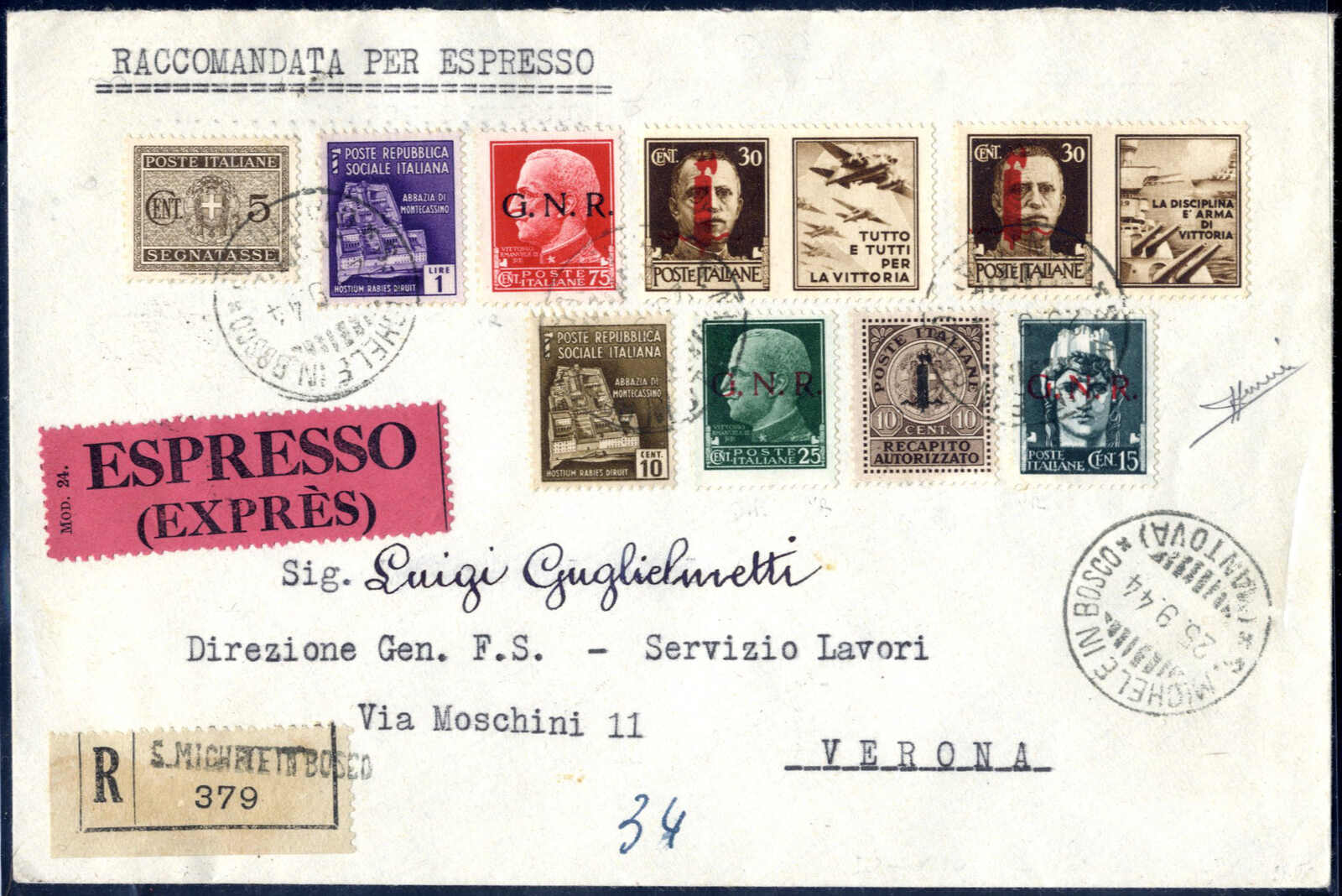 Lot 1211 - europe italian social republic - Viennafil Auktionen Auction #73 Worldwide Mail Auction: Italy, Austria, Germany, Europe and Overseas Lot 1211 - europe italian social republic - Viennafil Auktionen Auction #73 Worldwide Mail Auction: Italy, Austria, Germany, Europe and Overseas