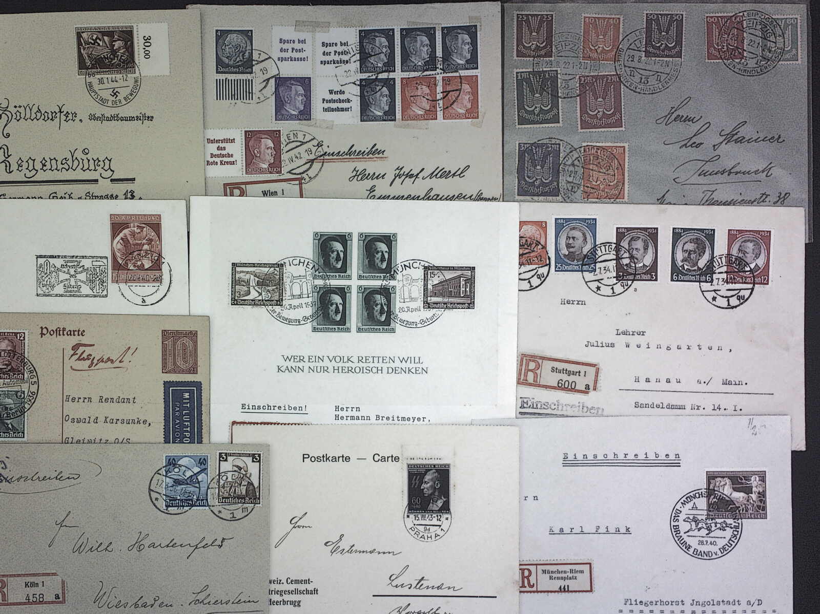 Lot 4171 - germany German Empire - Viennafil Auktionen Auction #73 Worldwide Mail Auction: Italy, Austria, Germany, Europe and Overseas Lot 4171 - germany German Empire - Viennafil Auktionen Auction #73 Worldwide Mail Auction: Italy, Austria, Germany, Europe and Overseas