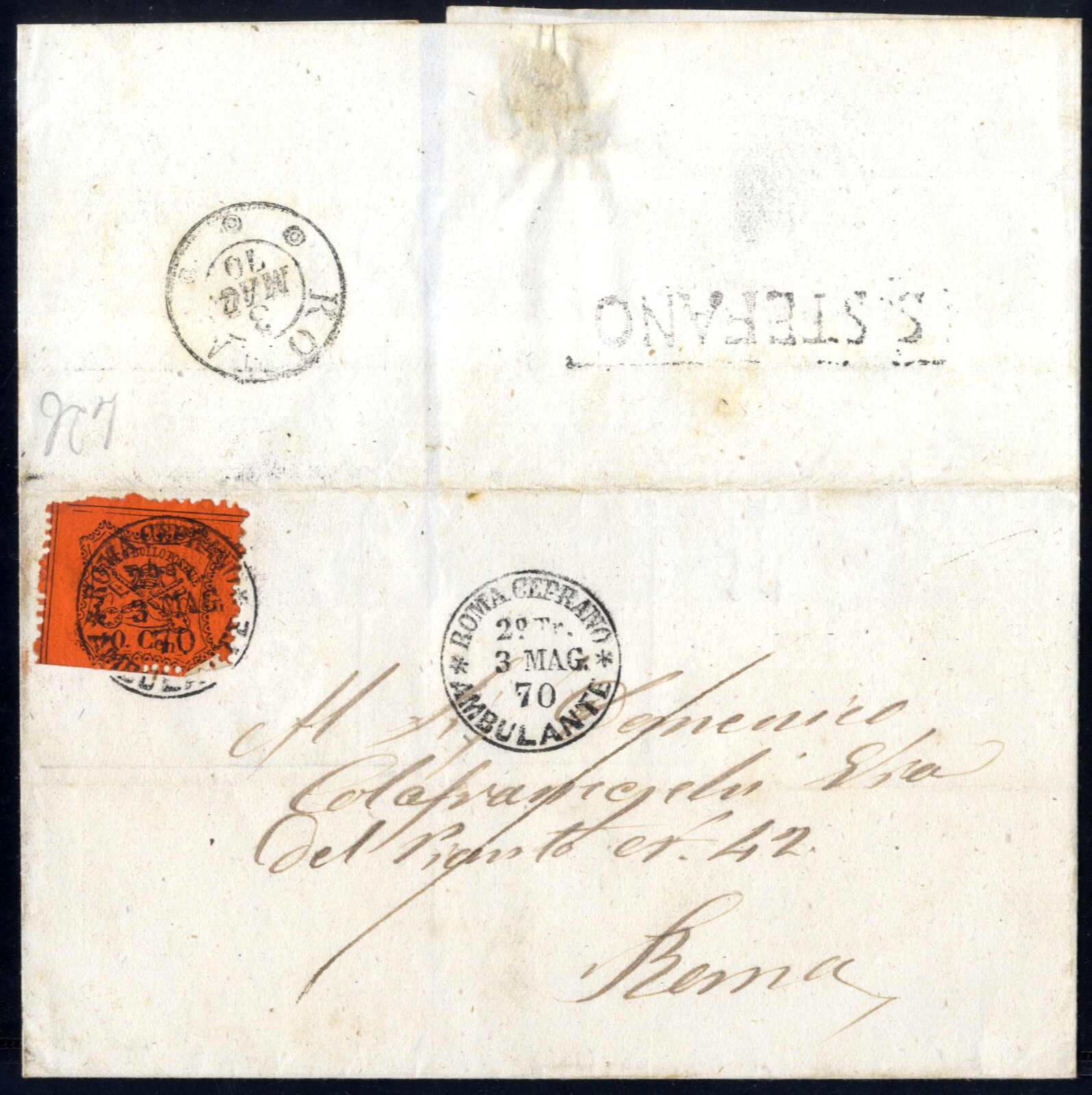 Lot 85 - europe papal states -  Viennafil Auktionen Auction #73 Worldwide Mail Auction: Italy, Austria, Germany, Europe and Overseas