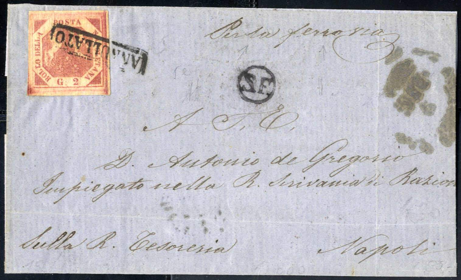 Lot 35 - europe early states naples - Viennafil Auktionen Auction #73 Worldwide Mail Auction: Italy, Austria, Germany, Europe and Overseas Lot 35 - europe early states naples - Viennafil Auktionen Auction #73 Worldwide Mail Auction: Italy, Austria, Germany, Europe and Overseas