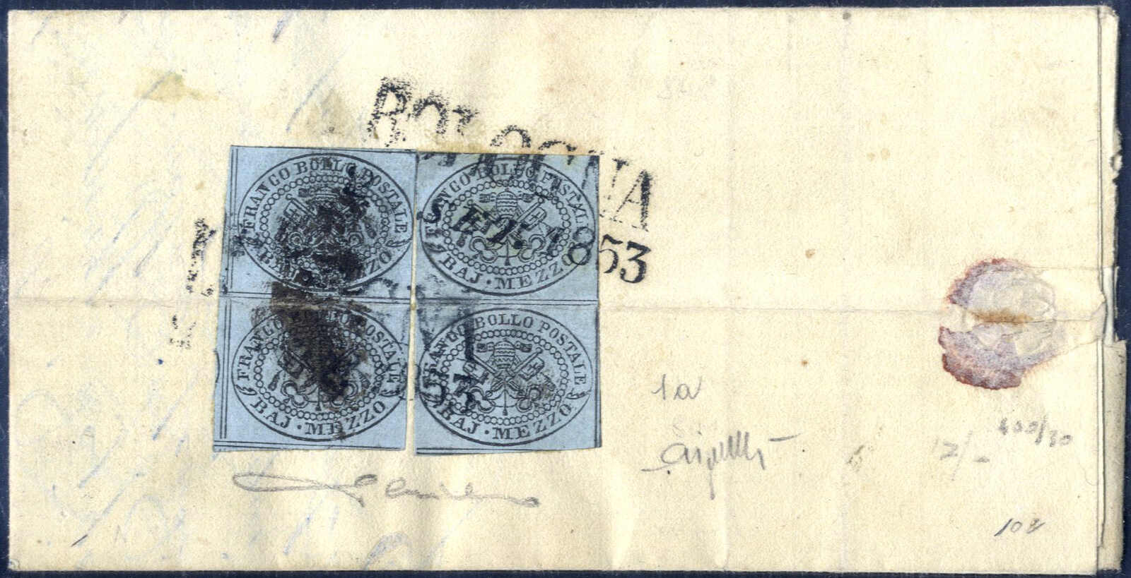 Lot 365 - europe papal states -  Viennafil Auktionen Auction #73 Worldwide Mail Auction: Italy, Austria, Germany, Europe and Overseas