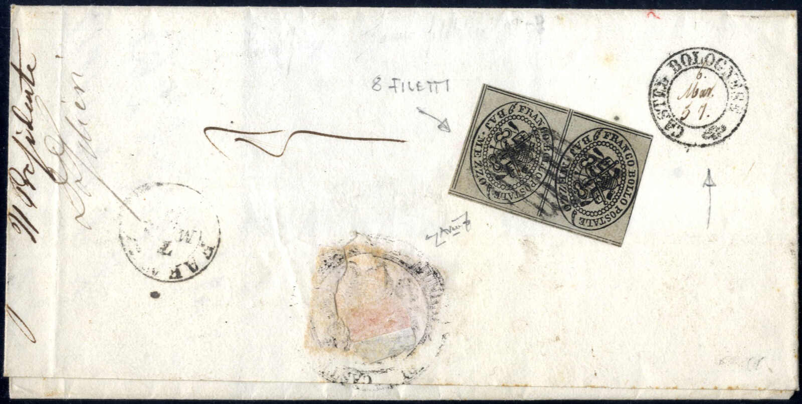 Lot 362 - europe papal states -  Viennafil Auktionen Auction #73 Worldwide Mail Auction: Italy, Austria, Germany, Europe and Overseas
