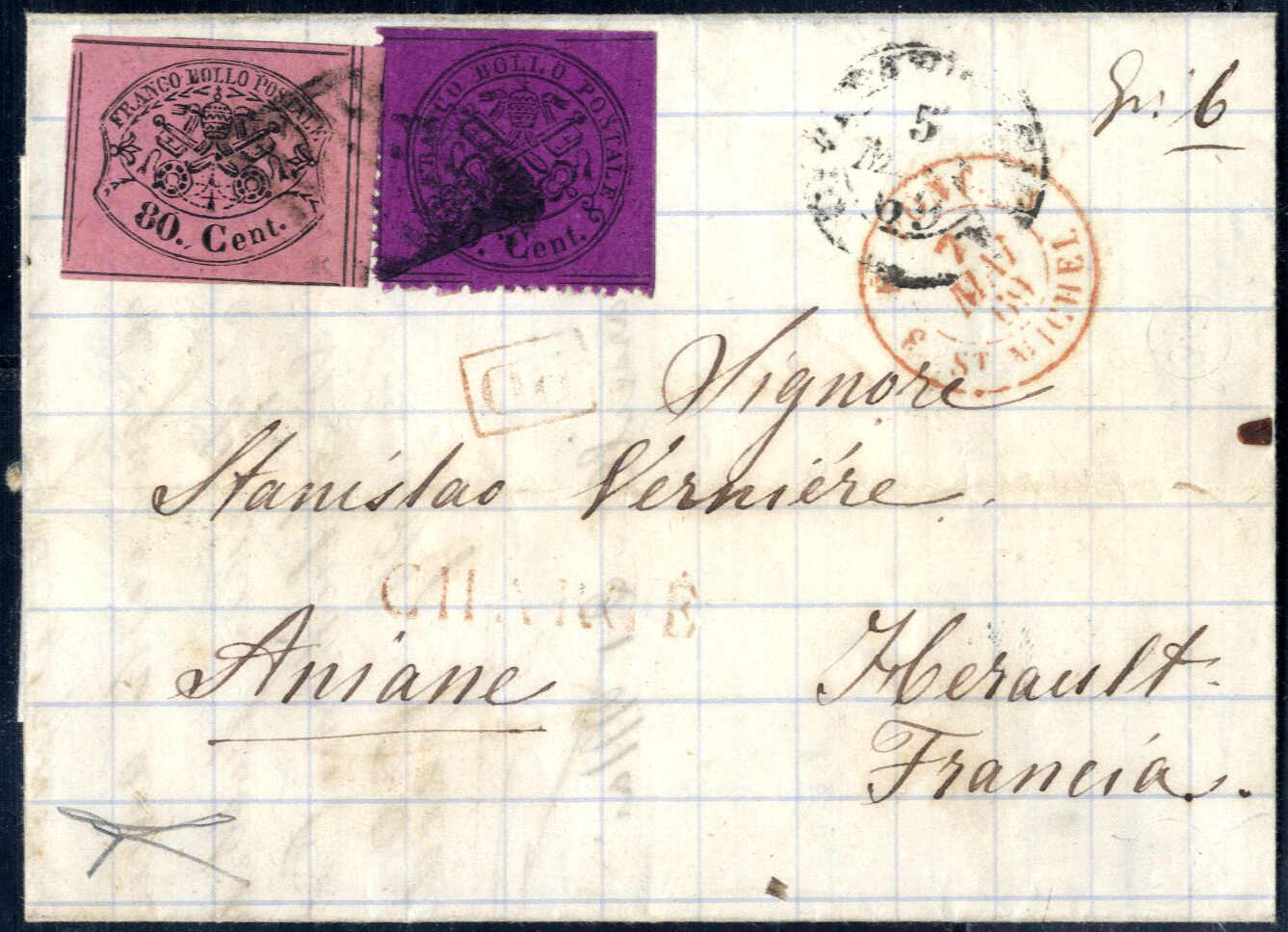 Lot 402 - europe papal states - Viennafil Auktionen Auction #73 Worldwide Mail Auction: Italy, Austria, Germany, Europe and Overseas Lot 402 - europe papal states - Viennafil Auktionen Auction #73 Worldwide Mail Auction: Italy, Austria, Germany, Europe and Overseas