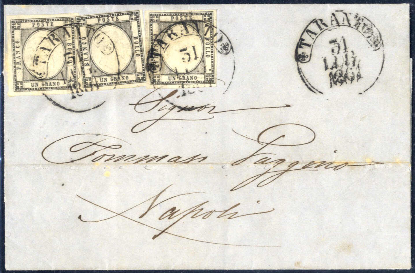Lot 314 - europe early states naples -  Viennafil Auktionen Auction #73 Worldwide Mail Auction: Italy, Austria, Germany, Europe and Overseas