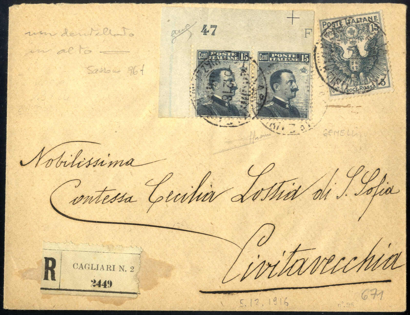Lot 1042 - europe Italian Kingdom - Viennafil Auktionen Auction #73 Worldwide Mail Auction: Italy, Austria, Germany, Europe and Overseas Lot 1042 - europe Italian Kingdom - Viennafil Auktionen Auction #73 Worldwide Mail Auction: Italy, Austria, Germany, Europe and Overseas