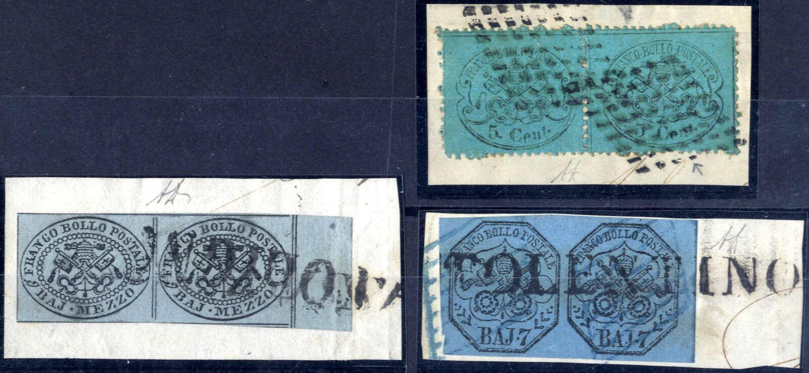 Lot 360 - europe papal states -  Viennafil Auktionen Auction #73 Worldwide Mail Auction: Italy, Austria, Germany, Europe and Overseas