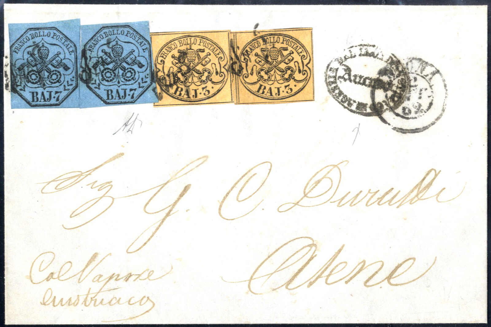 Lot 357 - europe papal states -  Viennafil Auktionen Auction #73 Worldwide Mail Auction: Italy, Austria, Germany, Europe and Overseas