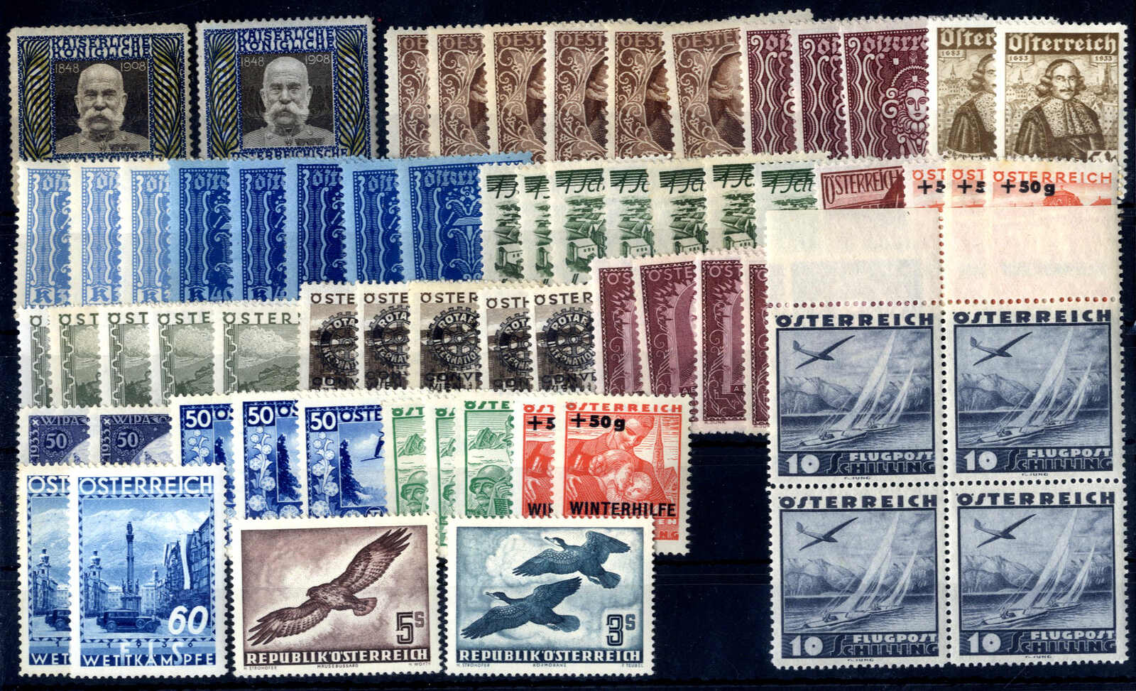 Lot 4306 - Lots and Collections collections and lots austrian areas -  Viennafil Auktionen Auction #73 Worldwide Mail Auction: Italy, Austria, Germany, Europe and Overseas